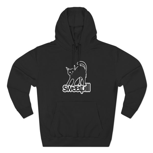 Sweet Pill Kitty Three-Panel Fleece Hoodie
